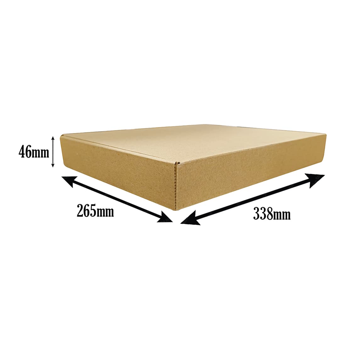 Ecommerce Box – 338x265x46mm - 25 Pack - Unipak UK