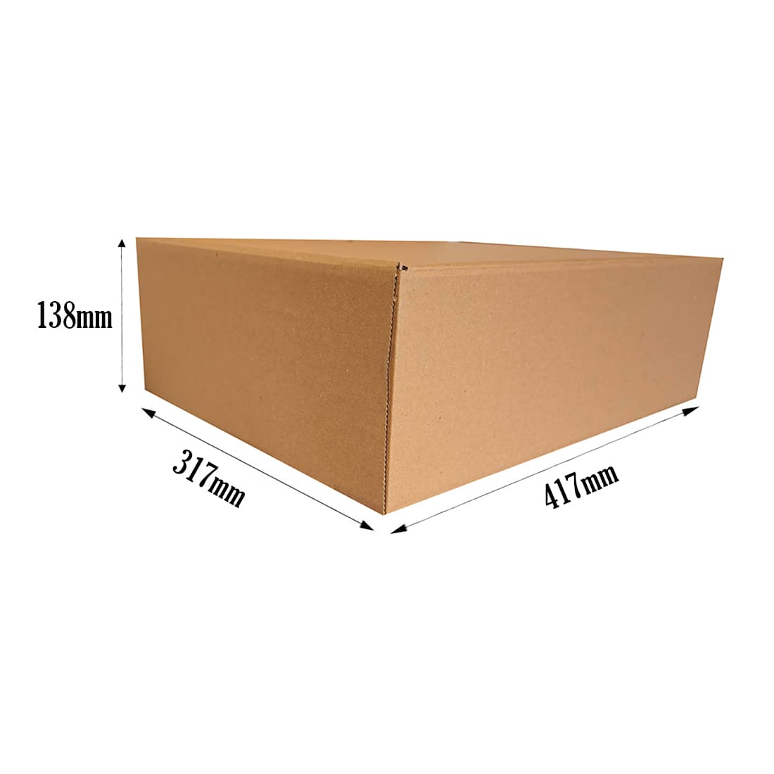 Ecommerce Box - 417x317x138mm - 25 Pack - Unipak UK