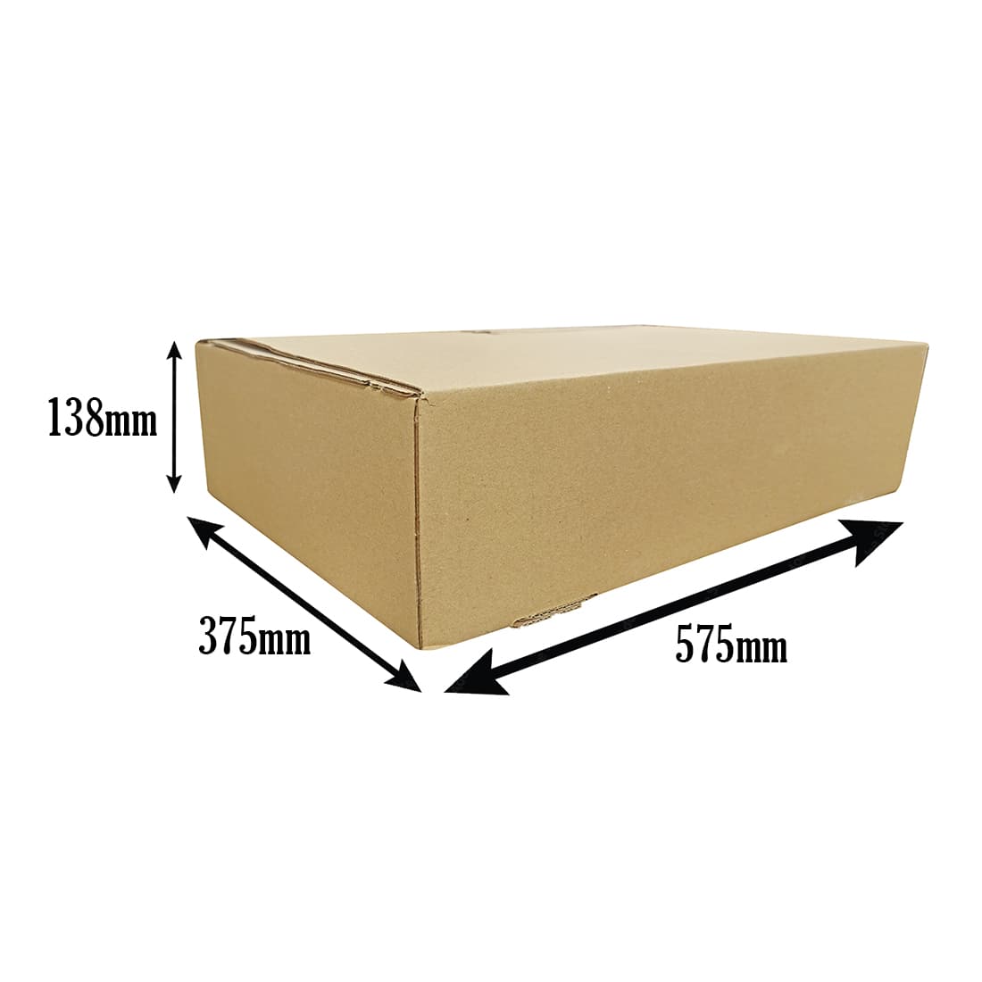 Ecommerce Box Pre Assembled – 575x375x138mm - 25 Pack - Unipak UK