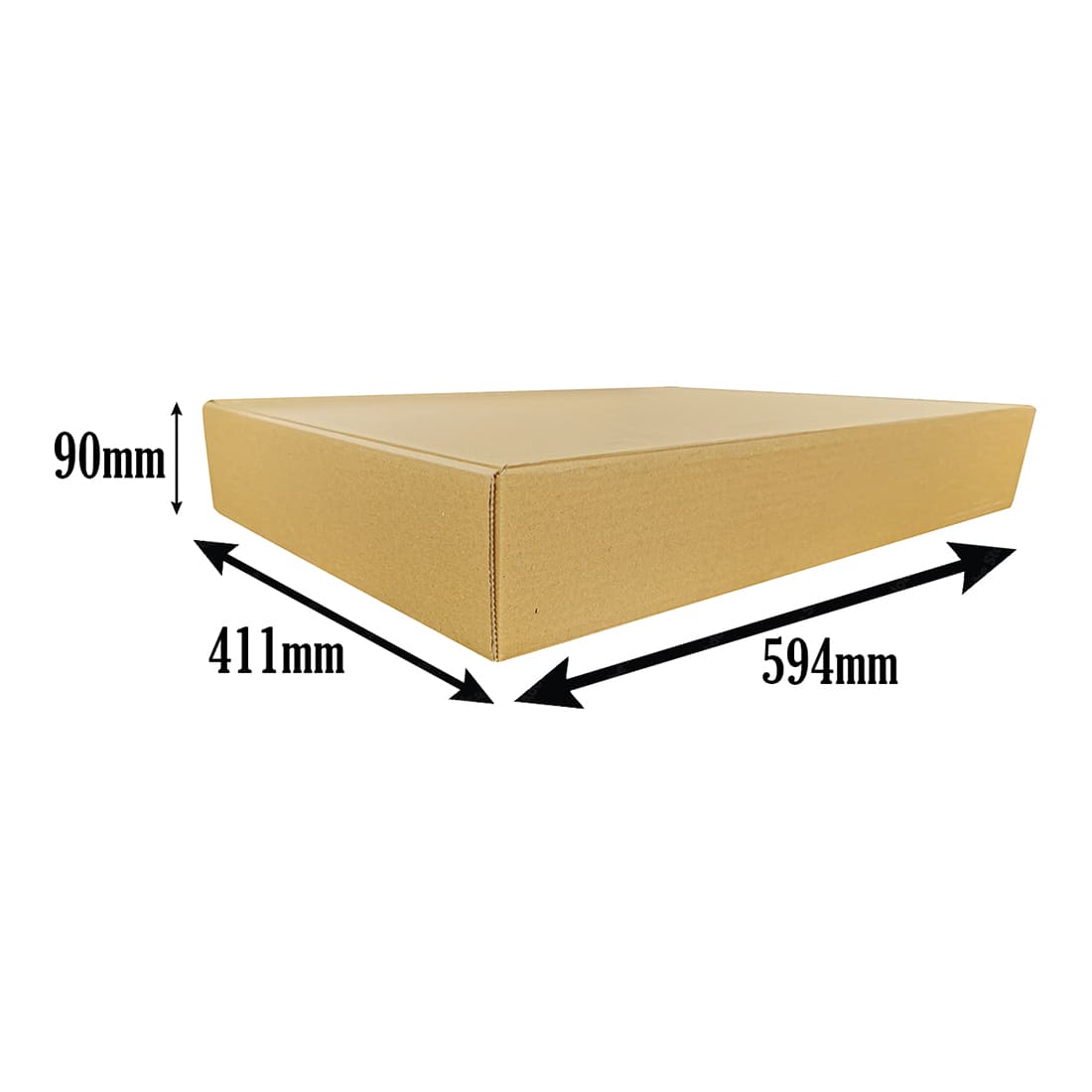 Ecommerce Box - 594x411x90mm - 25 Pack - Unipak UK